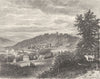 MEUSE. Montmédy 1882 old antique vintage print picture