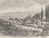 MEUSE. Verdun 1882 old antique vintage print picture