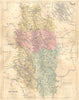 MEUSE. Departement de; plan Bar-le-Duc 1882 old antique vintage map chart