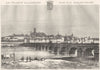 NIÈVRE. Nevers 1882 old antique vintage print picture