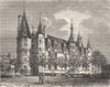 NIÈVRE. Nievre. Chateau de Nevers 1882 old antique vintage print picture
