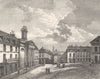 NORD. Maubeuge 1882 old antique vintage print picture
