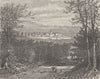 NORD. De Cassel 1882 old antique vintage print picture