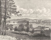 BAYONNE. Basses-Pyrenees. (du Boucau) 1882 old antique vintage print picture