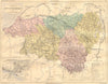 PAU. Dept Bses Pyrenees; plan de 1882 old antique vintage map chart