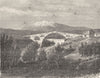 PYRENEES ORIENTALES. Pyrenees. Pont Ceret Canigou 1882 old antique print