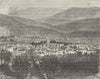 PYRÉNÉES-ORIENTALES. Pyrenees. Prades 1882 old antique vintage print picture