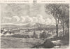 FRANCHE-COMTÉ. Belfort 1883 old antique vintage print picture