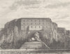 FRANCHE-COMTÉ. Territoire de Belfort. Citadelle 1883 old antique print picture
