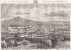 HAUTE-SAÔNE. Vesoul 1883 old antique vintage print picture