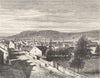 HAUTE-SAONE. Hericourt 1883 old antique vintage print picture