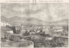 SAVOIE. Chambéry 1883 old antique vintage print picture