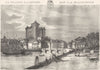 HAUTE-SAVOIE. Annecy 1883 old antique vintage print picture