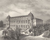 PARIS. Seine. Jardin Plantes 1883 old antique vintage print picture