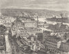 SEINE-MARITIME. Inferieure. Elbeuf 1883 old antique vintage print picture