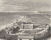 SEINE-MARITIME. Inferieure. Dieppe 1883 old antique vintage print picture