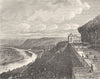 FRANCE. Seine-Oise. Terrasse de St-Germain 1883 old antique print picture