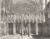 TARN. Jube de I'eglise d'Albi 1883 old antique vintage print picture