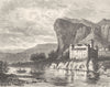 TARN. Chateau de Lacaze 1883 old antique vintage print picture