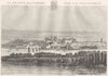 VAUCLUSE. Avignon 1884 old antique vintage print picture