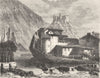 VAUCLUSE. Village de 1884 old antique vintage print picture