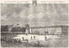 VENDÉE. Roche-Sur-Yon 1884 old antique vintage print picture