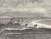 SARTHE. Vendee. Sables-d'Olonne 1884 old antique vintage print picture