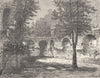 ALGERIA. Generale. Ruines d'Hypone 1884 old antique vintage print picture