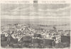 ALGERIA. Algiers 1884 old antique vintage print picture