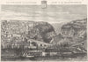 ALGERIA. Constantine 1884 old antique vintage print picture