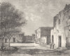 ALGERIA. Constantine. Biskra 1884 old antique vintage print picture
