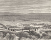 ALGERIA. Oran. Mansoura 1884 old antique vintage print picture