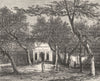 ALGERIA. Oran. Marabout de Sidi-Yacoub 1884 old antique vintage print picture