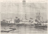 SENEGAL. St-Louis 1884 old antique vintage print picture