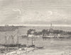 MADAGASCAR. Afrique. Ste-Marie-de  1884 old antique vintage print picture