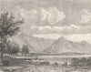 POLYNESIA. Amerique. Nuku Hiva 1884 old antique vintage print picture