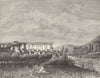 MOSELLE. Alsace-Lorraine. Aqueduc de Jouy 1884 old antique print picture