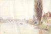 KEW. Old Kew Bridge. London 1914 antique vintage print picture