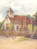 ESHER. St. George's Church. Surrey 1914 old antique vintage print picture