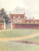 BYFLEET AND WISLEY. Byfleet Park. Surrey 1914 old antique print picture
