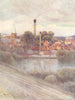 GODALMING. view of the town. Surrey 1914 old antique vintage print picture