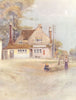 EWHURST. The Post Office. Surrey 1914 old antique vintage print picture