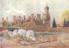 BAYNARDS. view from the garden. Surrey 1914 old antique vintage print picture