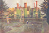 BAYNARDS. view from the Rose Garden. Surrey 1914 old antique print picture