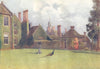 BAYNARDS. view from the South Terrace. Surrey 1914 old antique print picture