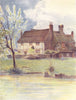 NEWDIGATE. Newdigate Old Place. Surrey 1914 antique vintage print picture