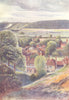 LIMPSFIELD. view of the town. Surrey 1914 old antique vintage print picture
