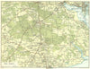 HANTS. New forest 1924 old antique vintage map plan chart