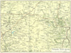 DEVON. Dartmoor-south 1924 old antique vintage map plan chart