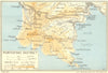 Portofino District 1953 old vintage map plan chart